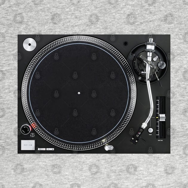 Classic Black Turntable by Tee4daily